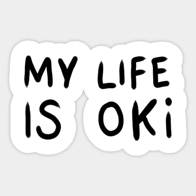 Oki life Sticker by Nisfit